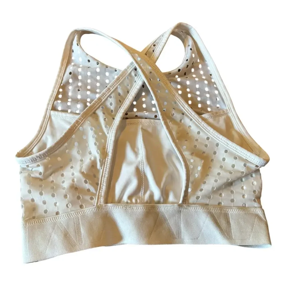 ALALA White Sports Bra Size XS - Picture 2 of 3